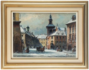 Władysław Chmieliński (1911 Warszawa - 1979 tamże), Widok ze starej Warszawy