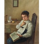 Konstanty Szewczenko (1910 Warszawa-1991 tamże), Chłopiec studiujący Talmud
