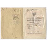 PASZPORT. Passeport, Passport. Rzeczpospolita Polska. Dokument wystawiony nauczycielce Kazimierze Majewskiej dn. 3 VII 1...