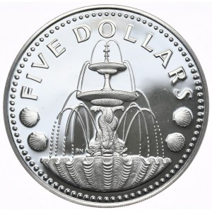 Barbados, $5, 1978, RR