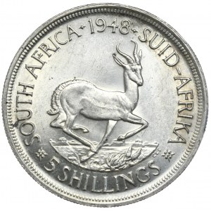 South Africa, 5 Shillings, 1948.
