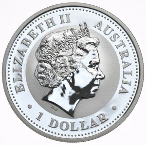 Australia, Kookaburra, 2009, 1 oz. anniversary limited edition for the 20th anniversary of the series, image 2003.