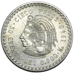 Meksyk, 5 Pesos, 1948r.