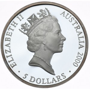 Australia, $5, 2000 Olympics