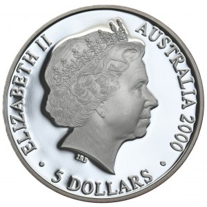 Australia, $5, 2000, Olympics, Urbanization