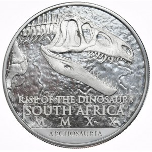 Südafrika, 25 Rand, 2020. Archosauria