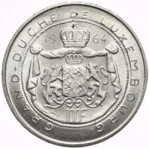 Luxembourg, 100 Francs, 1964.