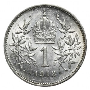 Austria, 1 crown 1913