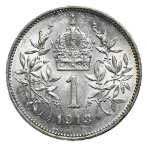 Rakousko, 1 koruna 1913
