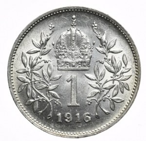 Rakousko, 1. koruna 1916.