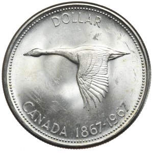 Canada, $1, 1967.
