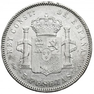 Hiszpania, 5 Peset, 1898r.