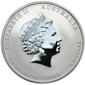 Australia, Rok Myszy, 2008r., 1 oz.