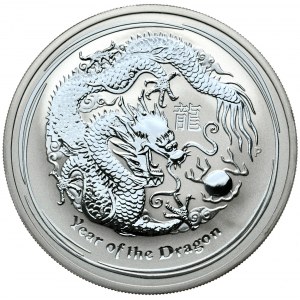 Australia, Lunar II, Rok Smoka, 2012r., 1oz. Ag 999
