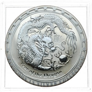 Australia, Lunar II, Rok Smoka, 2012r., 1oz. Ag 999, Fabulous F15
