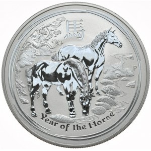 Australia, Year of the Horse, 2014, 1 oz.
