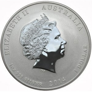 Australia, Year of the Horse, 2014, 1 oz.