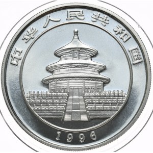 Chiny, Panda, 1996r., 1oz., mała data