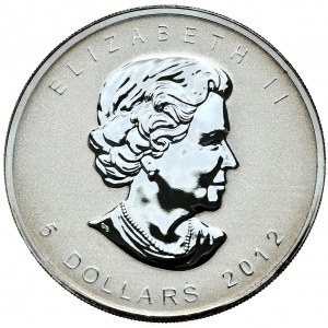 Kanada, 5 Dolarów, Liść, 2012r., F15