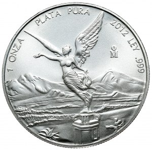 Mexico, Libertad, 2012, 1 oz, 999 AG ounce