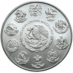 Meksyk, Libertad, 2010r., 1 oz, uncja 999 AG