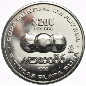 Mexico, 200 Pesos, 1986, 2oz.