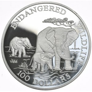 Cook Islands, $100, 1991, 5oz., Rare