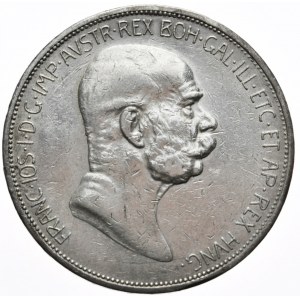 Austro-Węgry, 5 koron, 1909r.