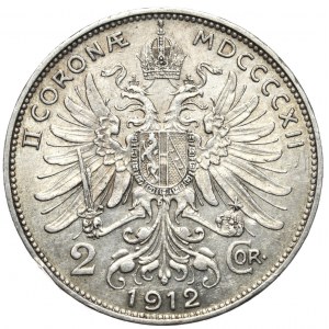 Austria, 2 korony 1912