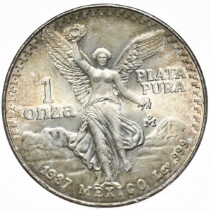 Meksyk, Libertad 1987r. 1 oz, RZADKA