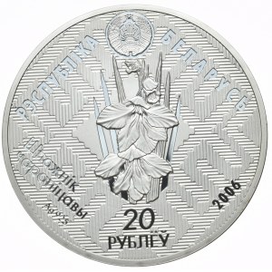 Białoruś, 20 rubli 2006, norka