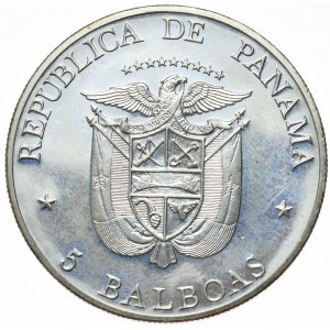 Panama, 5 Balboas, 1972r.