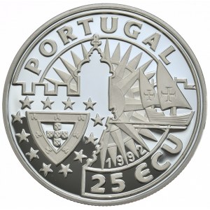 Portugalia, 25 Ecu, 1992r., Joao II