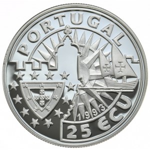 Portugalia, 25 Ecu, 1993r., Dias