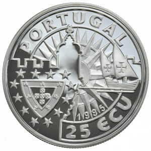 Portugalia, 25 Ecu, 1995r., Vasco da Gama