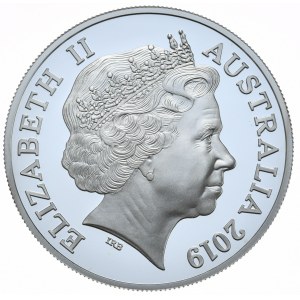 Australia, 1 Dolar, 2019r., Lądowanie na księżycu - rakieta