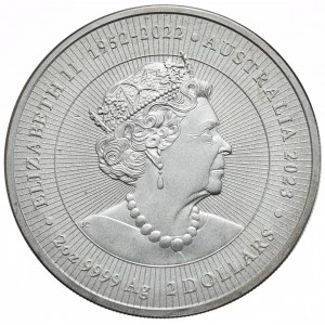 Australia, Kangur, 2023r., 2oz., Następne pokolenie
