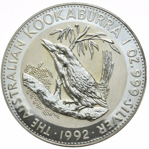 Australia, Kookaburra, 1992r., 1oz.