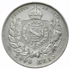 Brazylia, 2000 Reis (Reali), 1889r.