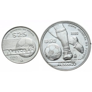 Meksyk, 25 i 50 Pesos, 1985r.