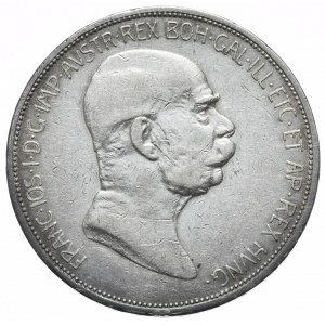 Austro-Węgry, 5 koron, 1909r.