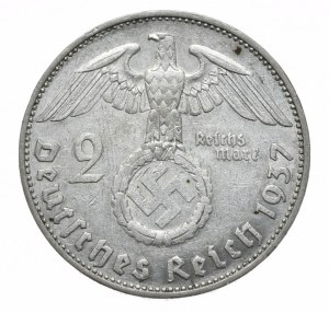 Německo, 2 marky, 1937, G