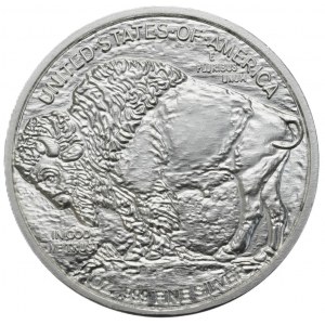 USA, bizon, 1 oz, Srebro 999 (Dead Indian)