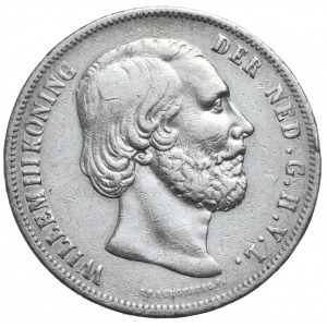 Holandia, 2½ Guldena, 1854r.