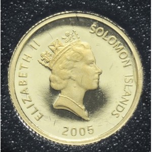 Wyspy Salomona, 10 Dolarów, 2005r., J. Lennon