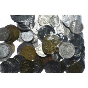 Zestaw monet obiegowych 66 szt. Europa