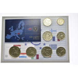 Austria, Gilded Euro Sample, 2003.