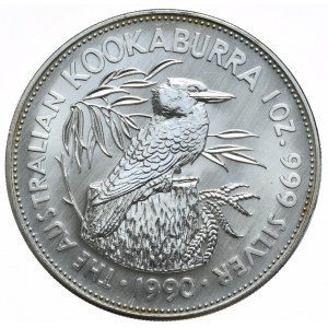 Australia, Kookaburra, 1990r., 1 oz.