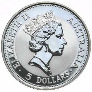 Australia, Kookaburra, 1991r., 1 oz.