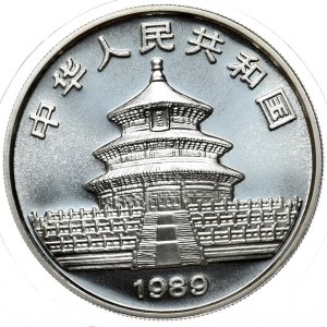 China, Panda, 1989, 1 oz.